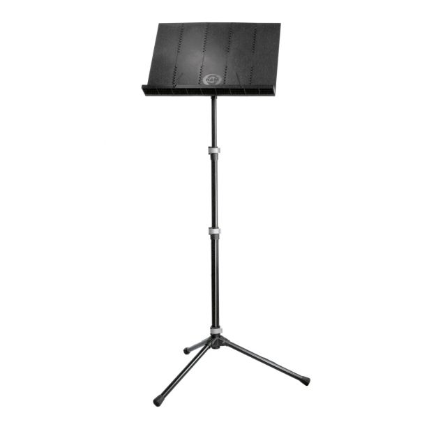 K&M Orchestra Music Stand - Black 12125-000-55 (collapsible desk, with bag)