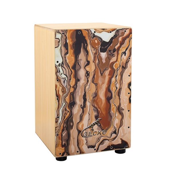 Gecko Cajon CL51AS Standard Series (Maple Wood) with snares