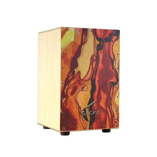 Gecko Cajon CL51BS Standard Series (Maple Wood) with snares