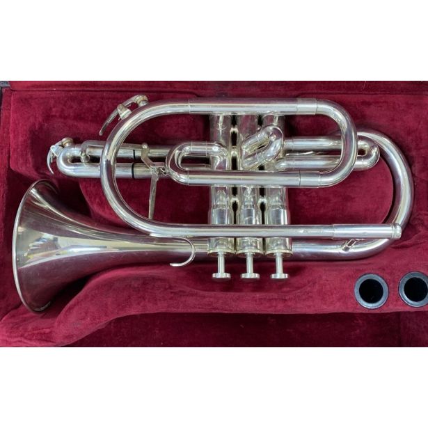 Used Eb Cornet Besson SN: 28297