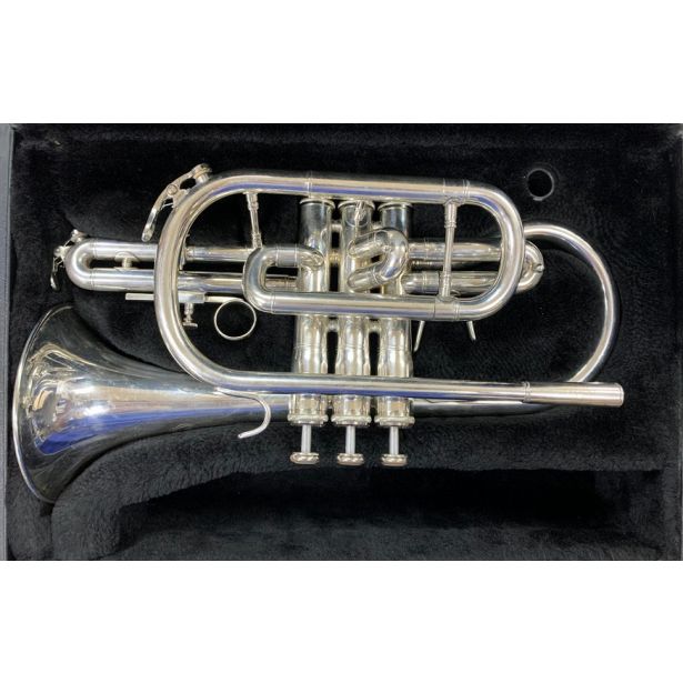Used Bb Cornet Jupiter JCR520M Silver SN: M11636