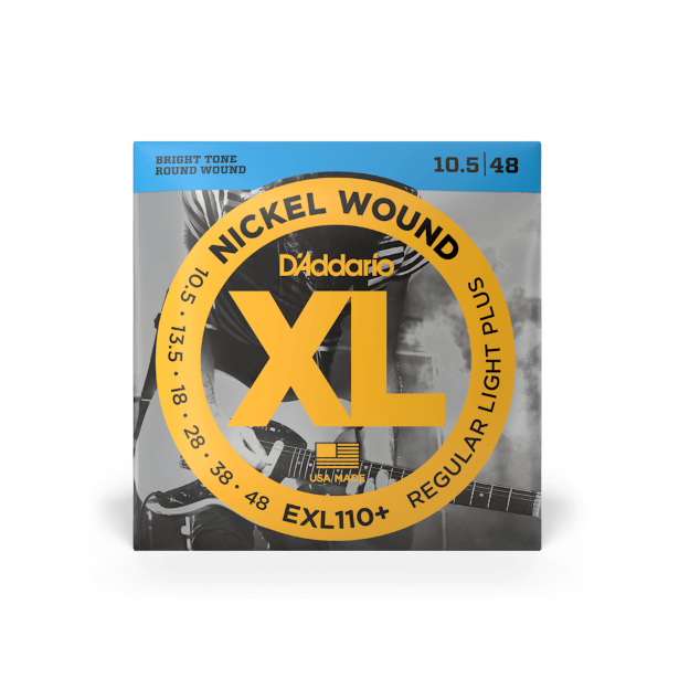 D' Addario Electric Guitar Strings Set Regular Light Plus 10.5-48 EXL110+