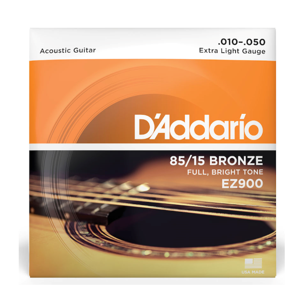 D' Addario Acoustic Guitar Strings Set Great American Bronze Extra Light EZ900