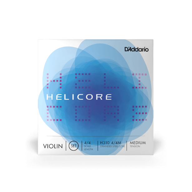 D' Addario Helicore Violin Strings Set 4/4 Scale Medium Tension H310 4/4M