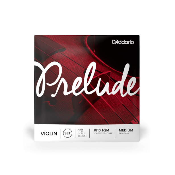 D' Addario Prelude Violin Strings Set 1/2 Scale Medium Tension J810 1/2M