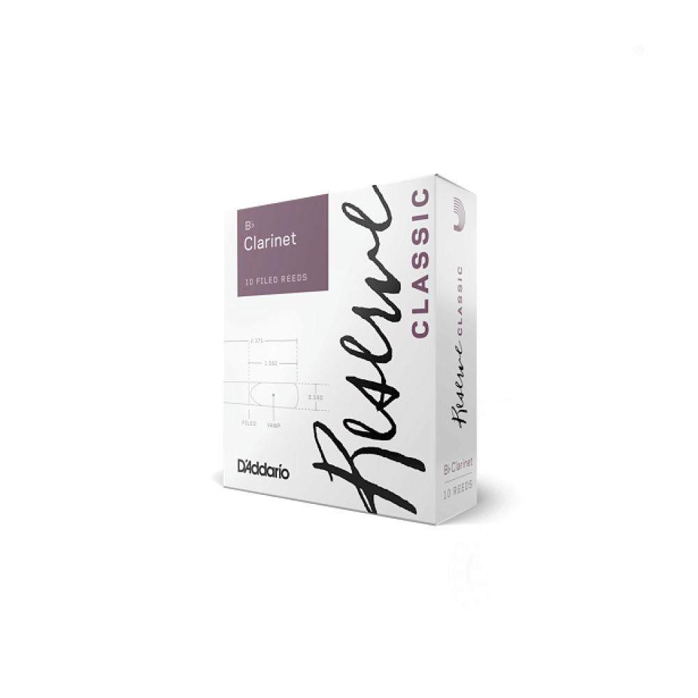 D'Addario Reserve Classic Reeds Bb Clarinet