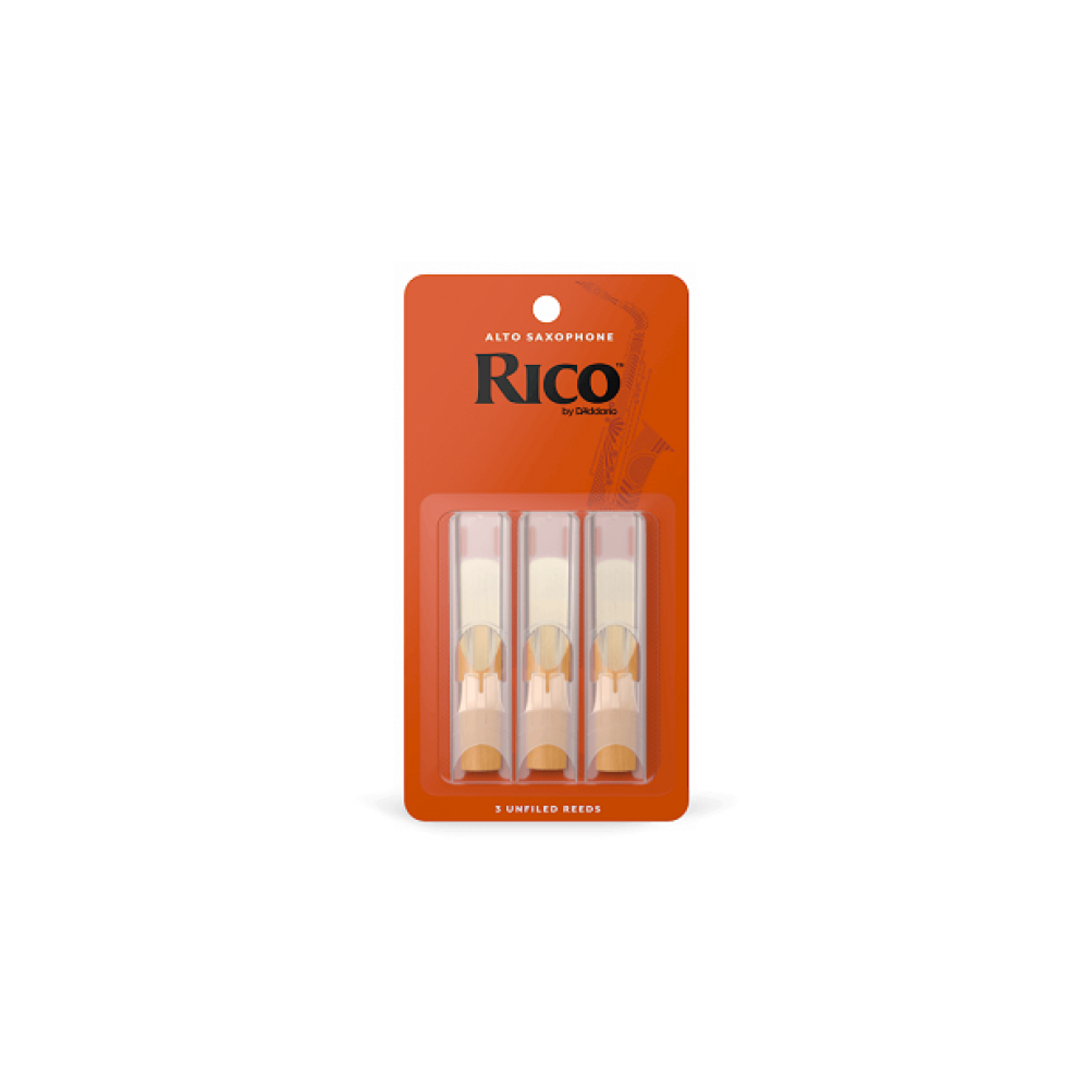 Rico 3 Pack Reeds Alto Saxophone