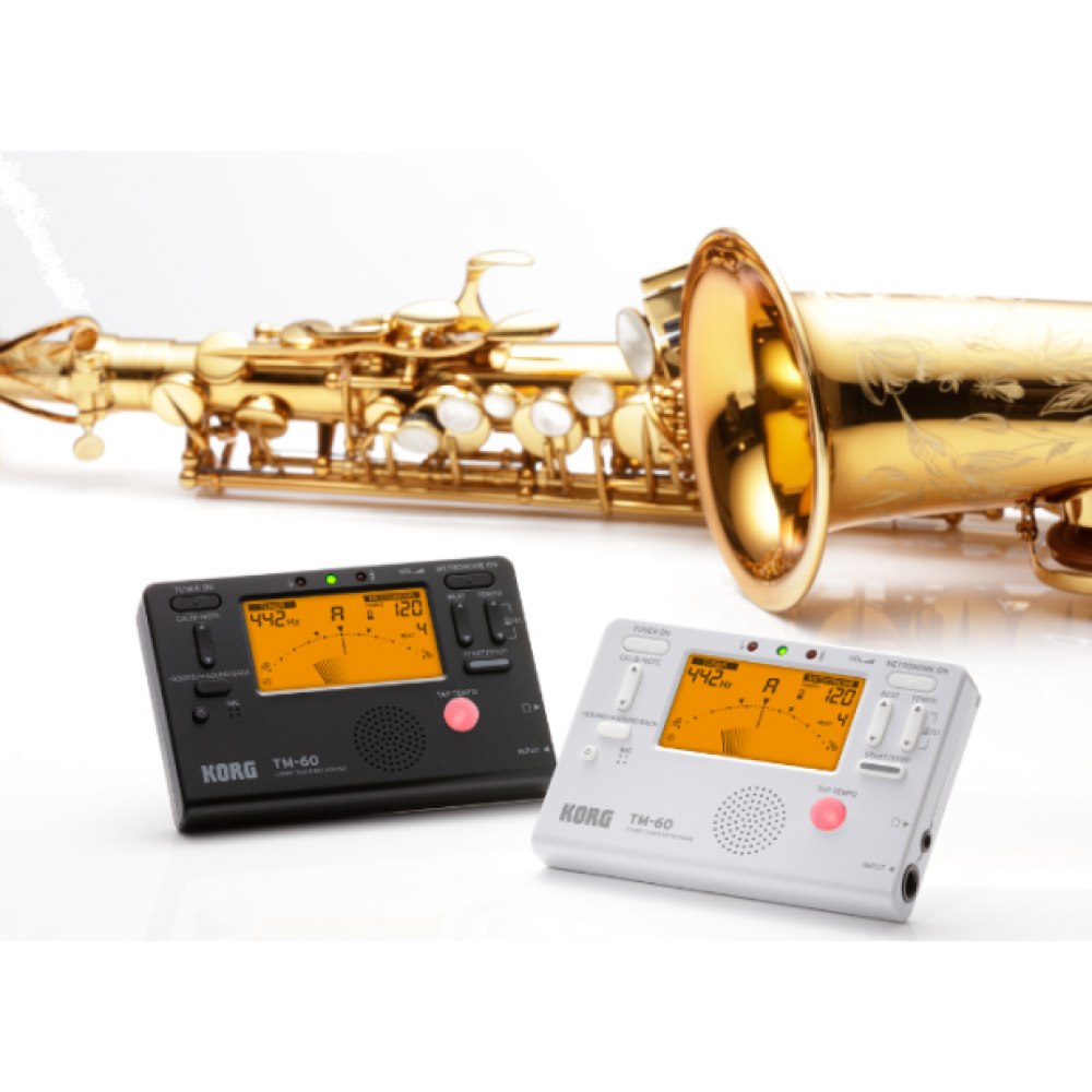 Korg Tuner and Metronome TM60 Black / White (without Mic)