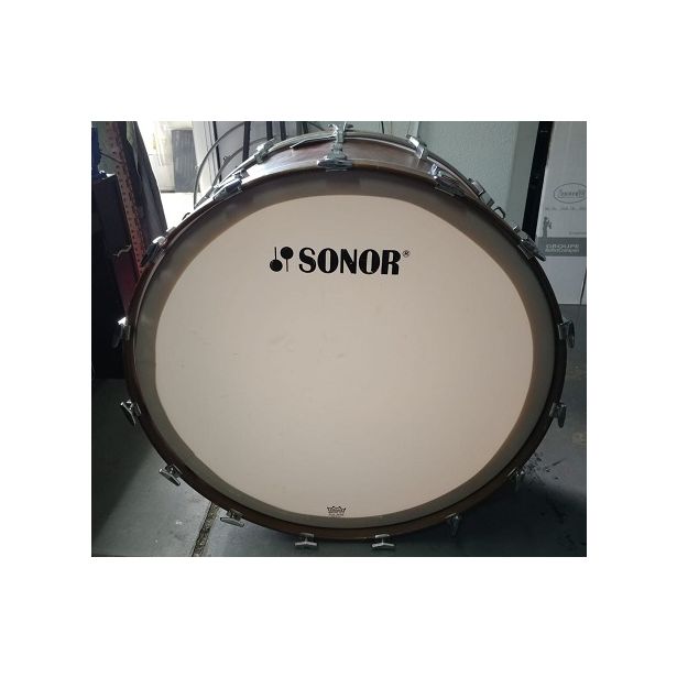 Used Sonor Concert Bass Drum 36 inch Natural