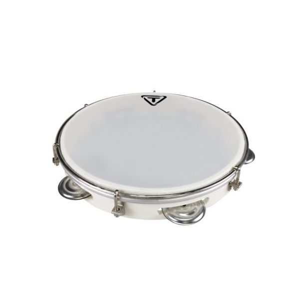 Tycoon 10 inch White ABS Pandeiro TPD-10AW