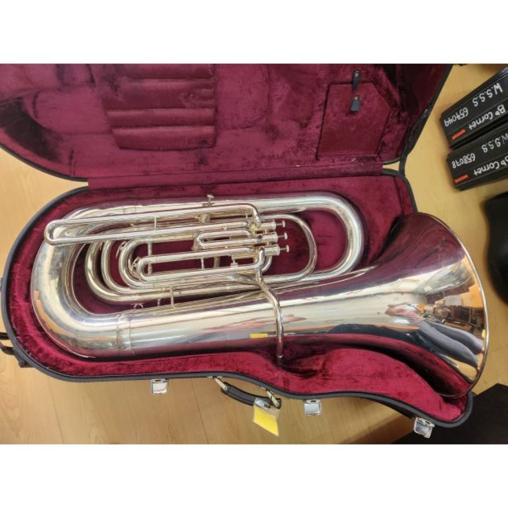 Used Besson Tuba BE794 Silver s/n# 887712
