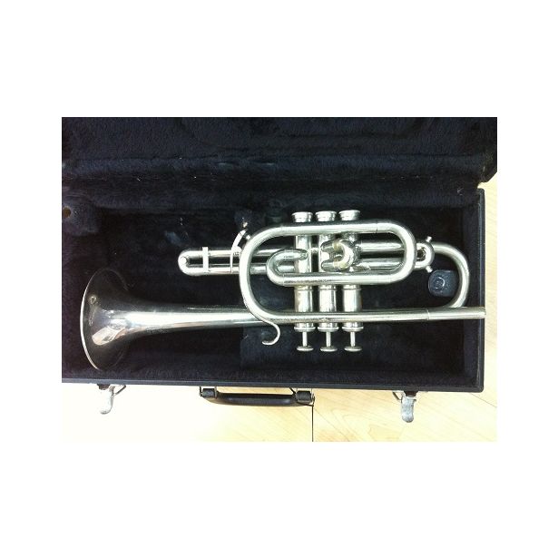 Used Bohm and Meinl Cornet Silver SN: 841005