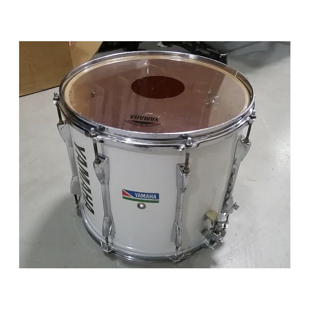 Used Yamaha Marching Snare Drum White