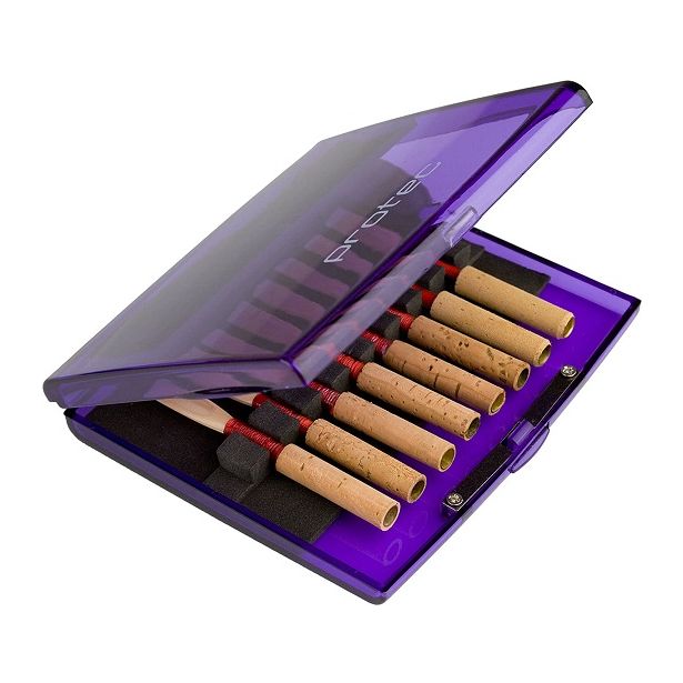 Protec Transparent Grape Oboe Reed Case A252TG (holds 8 reeds)