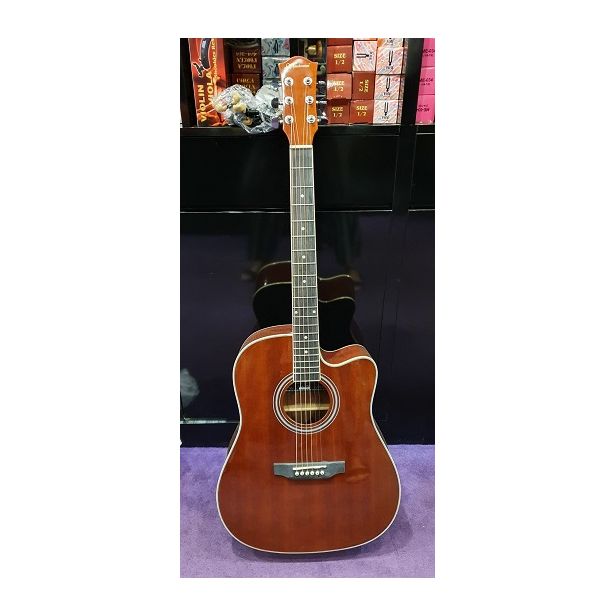 Synchronium 41 inch Acoustic Guitar AC41s with bag (Walnut)