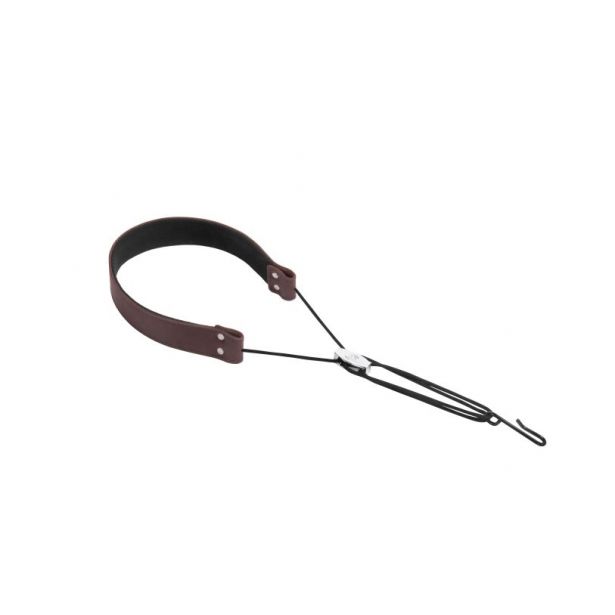 Bambu Tenor / Baritone Sax Padded Leather Neck Strap Brown CAT02
