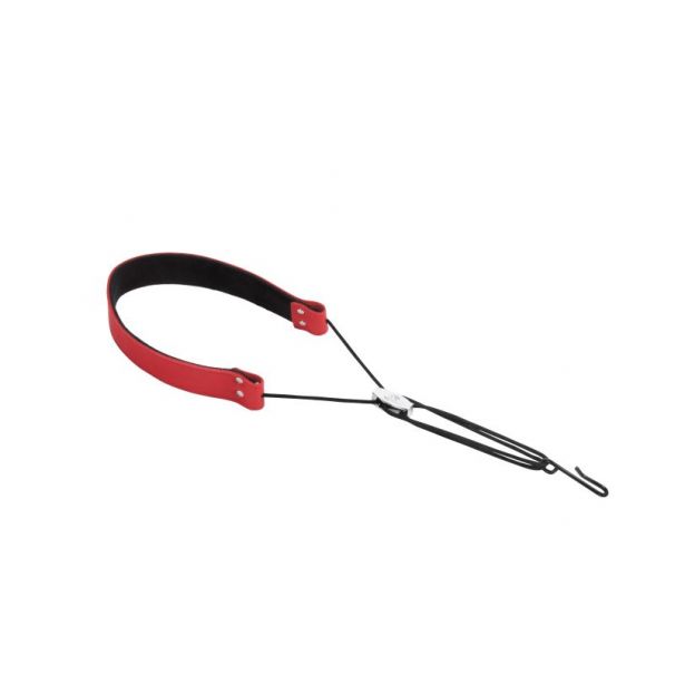 Bambu Bb Clarinet Padded Leather Neck Strap Red CAC04