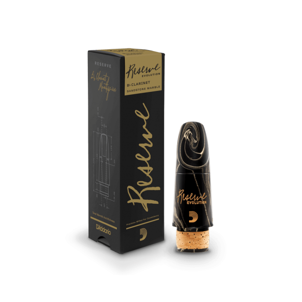 D'Addario Bb Clarinet Mouthpiece Reserve Evolution Marble MCE-EV10E-MB