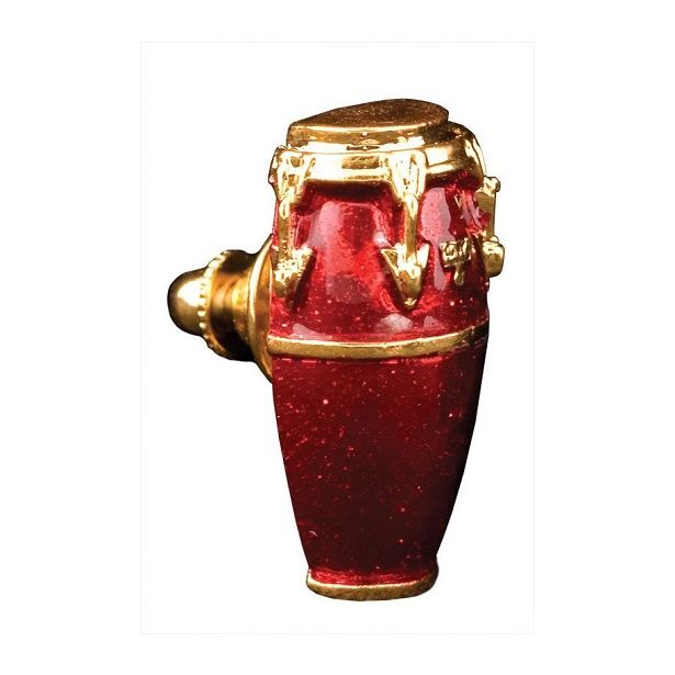 Conga Pin Gold and Red FPP579GRD