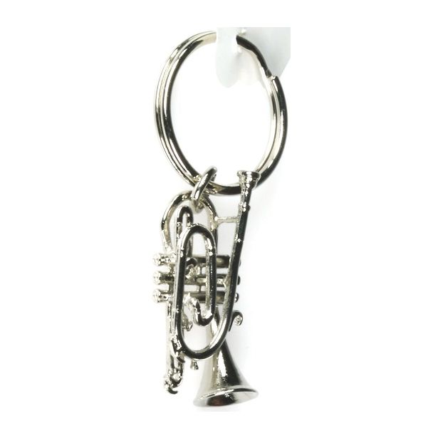 Cornet Silver Keychain FPK604S