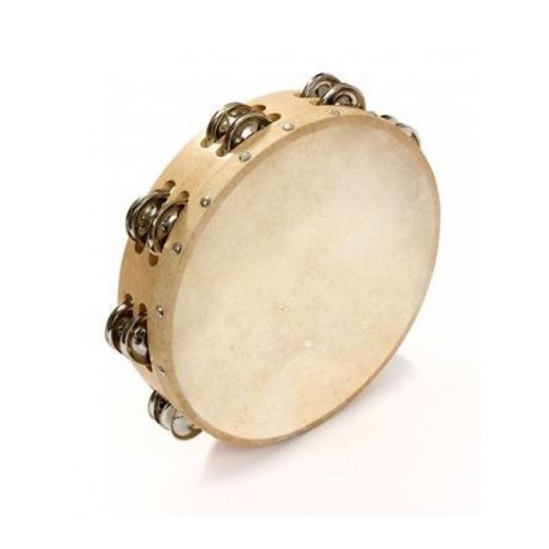 Dixon 10 inch headed / non tunable maple tambourine 16 jingle pairs PDM2016M