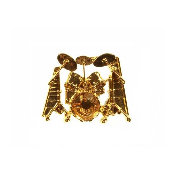 Drumset Gold Pin FPP549G