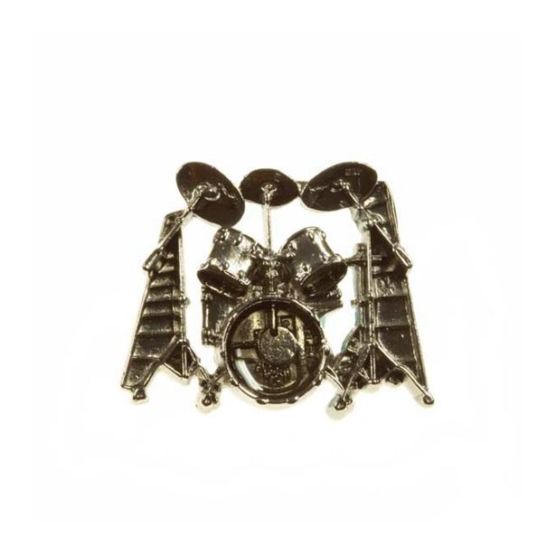 Drumset Silver Pin FPP549S