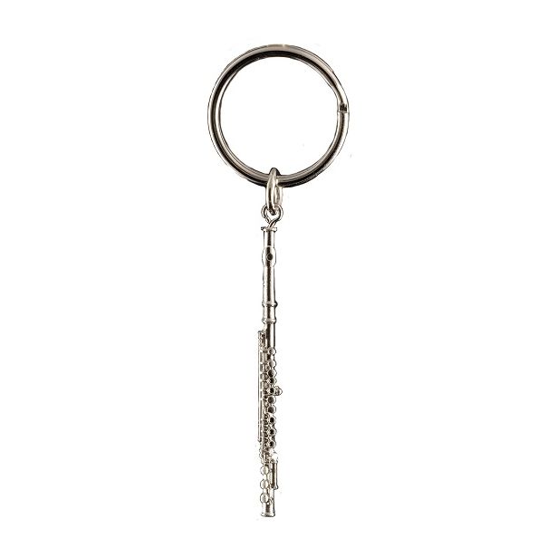 Flute Silver Keychain FPK546S