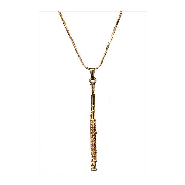 Flute Gold Necklace FPN546G