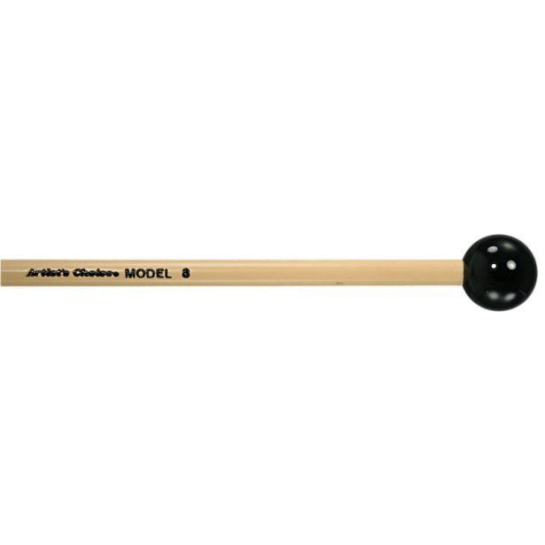 Grover Solo Glockenspiel Mallets -M8 (1 inch Hard Black Phenolic)