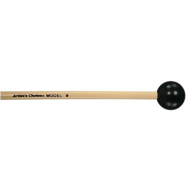 Grover Solo Glockenspiel Mallets -M9 (1-1/8 inch Hard Black Phenolic)