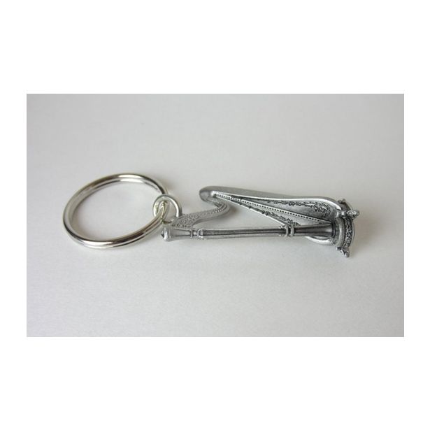 Harp Pewter Keychain FPK586PW