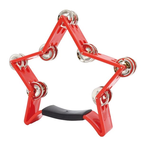 Hau Sheng Star-Shaped Tambourine, Double Row 14 Jingles HP-02