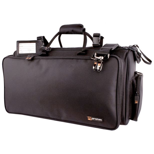 Protec Deluxe Triple Trumpet/Flugel Gig Bag with Removable Mute Bag C248