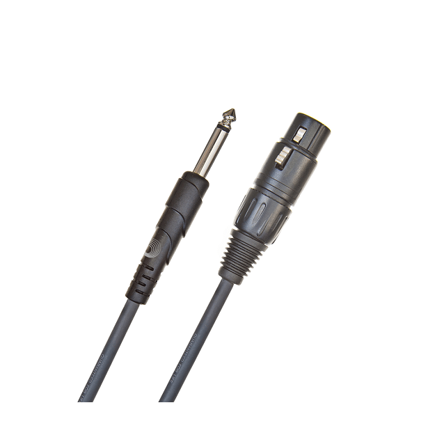 D'Addario Planet Waves Unbalanced Microphone Cable (XLR Female to 1/4 inch)PW-CGHMIC-25