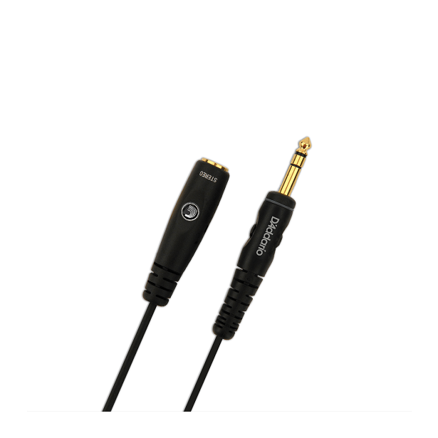 D'Addario Planet Waves 10 ft Stereo Headphone Extension Cable (1/4 Female to 1/4 Male) PW-EXT-HD-10