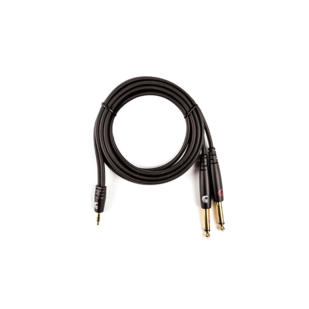 D'Addario Planet Waves Custom Series 1/8 inch to Dual 1/4 inch Audio Cable MPTS-06