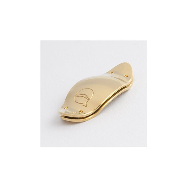 LefreQue Sound Bridge Yellow Gold Plated (Red Brass) 33mm
