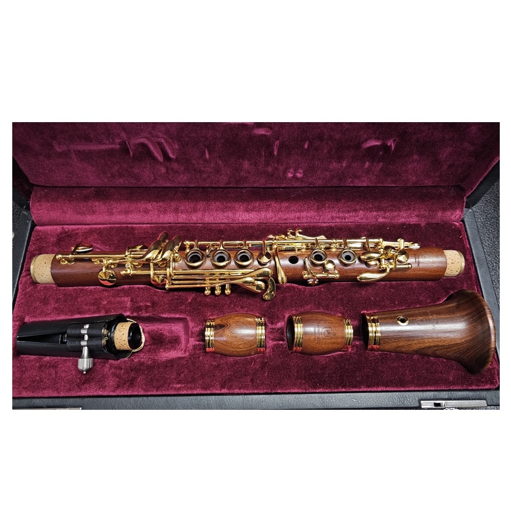 Used Eb Clarinet Uebel Superior (Mopane, Gold Plated) (E187)