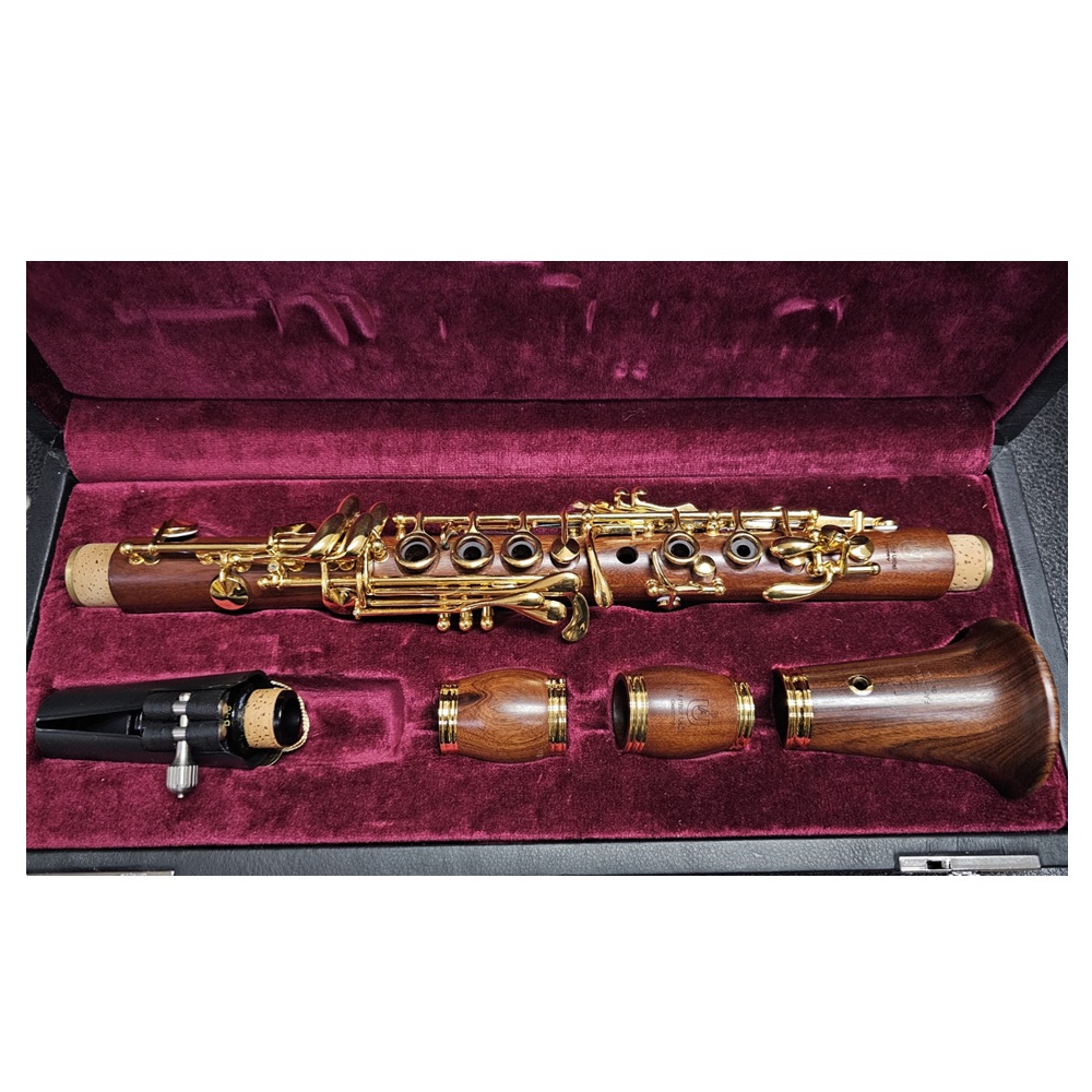 Used Eb Clarinet Uebel Superior (Mopane, Gold Plated) (E185)