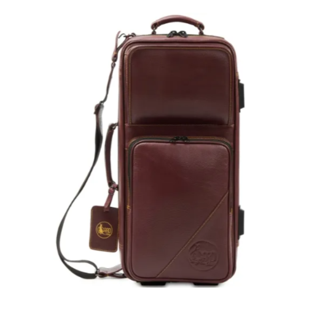 Gard Bags Trumpet Double Fiberglass Case 4EHLUC (Cherry Leather Exterior)