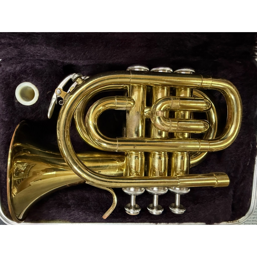Used Pocket Trumpet Burlington S/N: 516
